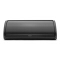 Cutie pentru paine, Brabantia, Roll Top, 44.5x26.2x17.3 cm, otel, negru mat
