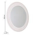 Oglinda decorativa Creaciones Meng, 60x1.2x60 cm, lemn de pin/MDF