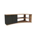 Comoda TV, Arnetti, Termera, 48.6x135x67.7 cm, PAL, Pin Atlantic / Antracit