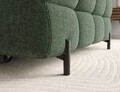 Coltar extensibil dreapta 3 locuri ELTAP, RT-35AMO, Felro, 285x181x93 cm, lemn/poliester, verde inchis
