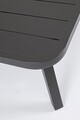 Set mobilier pentru gradina/terasa 4 piese Cordova, Bizzotto, fibra sintetica/tesatura ofelin, gri carbune