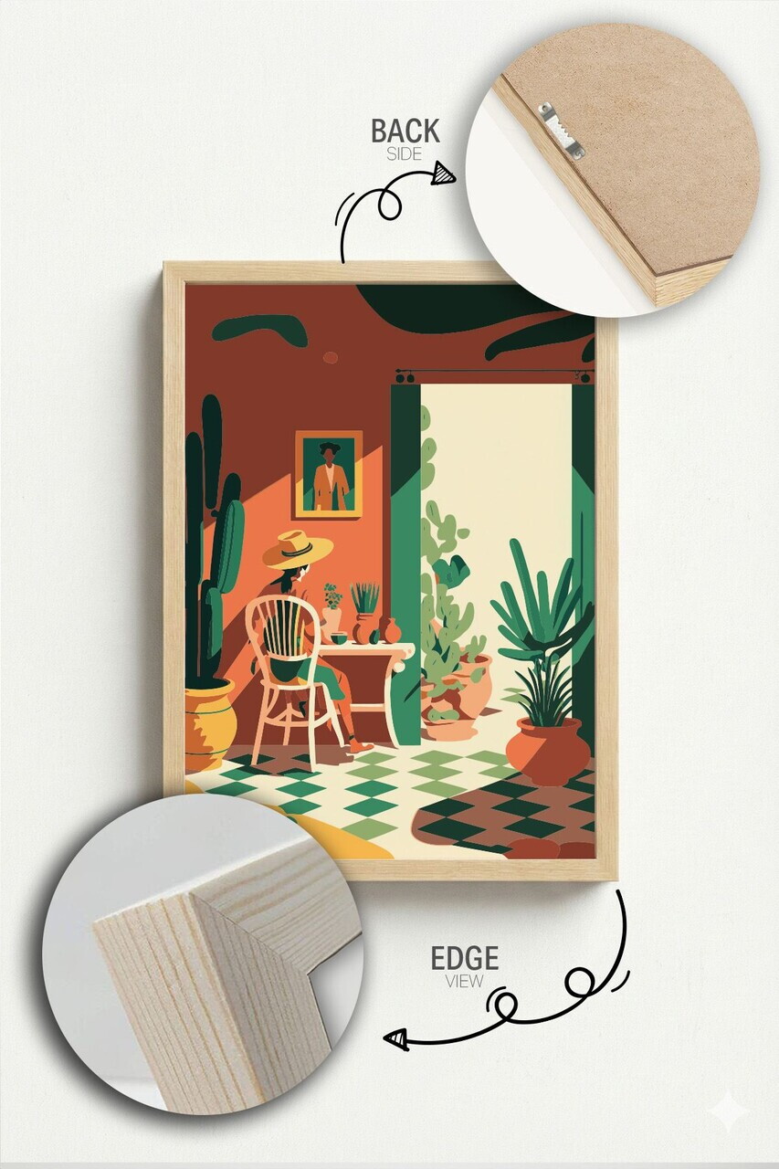 Tablou decorativ, Artnewclahsp36-3348, Lemn masiv, MDF, Multicolor - view 4