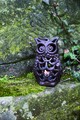 Suport lumanare pentru gradina, Esschert, Owl, 8 x 9 x 14.1 cm, fier forjat