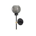 Aplica de perete, Tatum, 584TTM1915, Metal, Negru / Fume