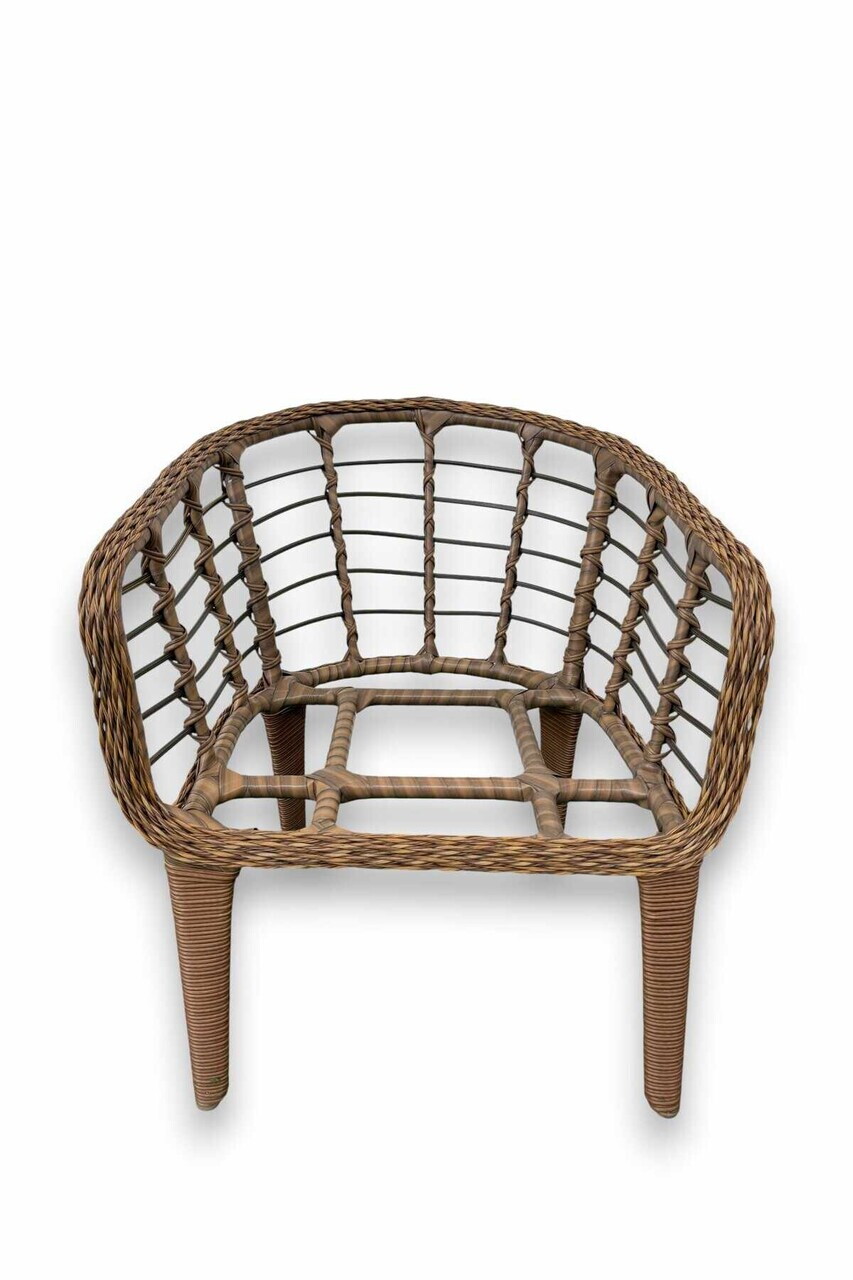 Set mobilier de gradina, Hanah Home, Manolya, ALUMINIU, Maro / Crem - view 4