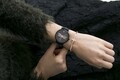 Ceas pentru dama, Emily Westwood, Black Gold Dragonfly, piele naturala/inox, negru/auriu