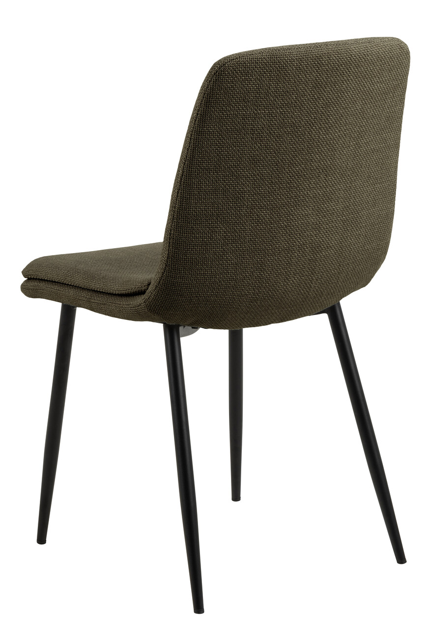 Scaun Becca, Actona, 46x55x85.5 cm, tesatura structurata/otel, verde - view 2