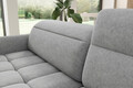 Coltar extensibil dreapta 3 locuri ELTAP, RT-04RAQ, Barea, 208x160x100 cm, lemn/poliester, gri deschis