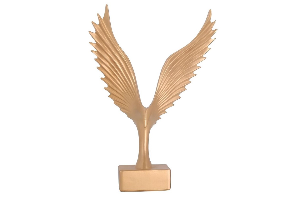 Decoratiune, CY0357, 31x23 cm, Poliester, Auriu