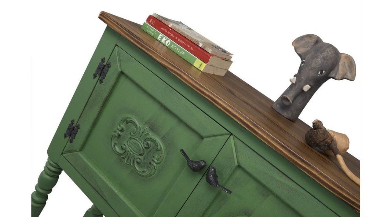 Dulap, Ephelia, Ada Dresser, 82x40x92 cm, MDF , Verde deschis - 1 | YEO