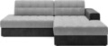 Coltar extensibil dreapta 3 locuri ELTAP, RT-84MO-97MO, Blezalt, 240x150x82 cm, lemn/poliester, gri deschis/gri inchis