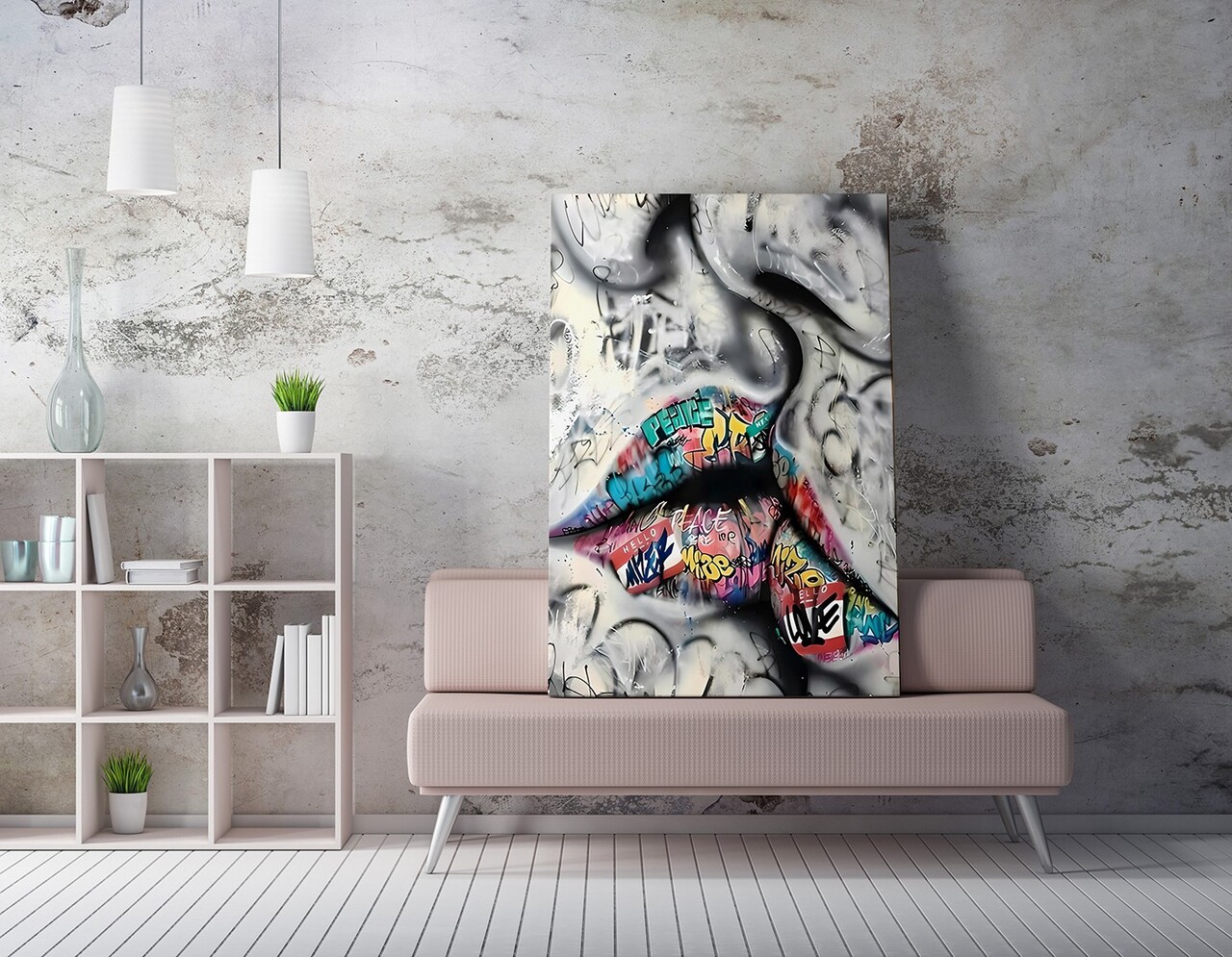 Tablou decorativ WY351 (50 x 70) Canvas imprimat Multicolor