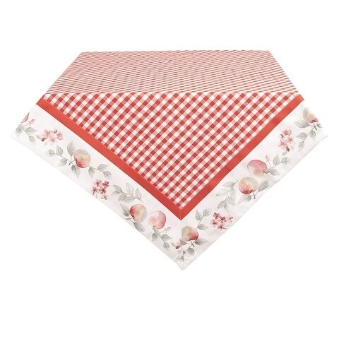 Fata de masa apple yard, clayre   eef, bumbac, 170x170 cm