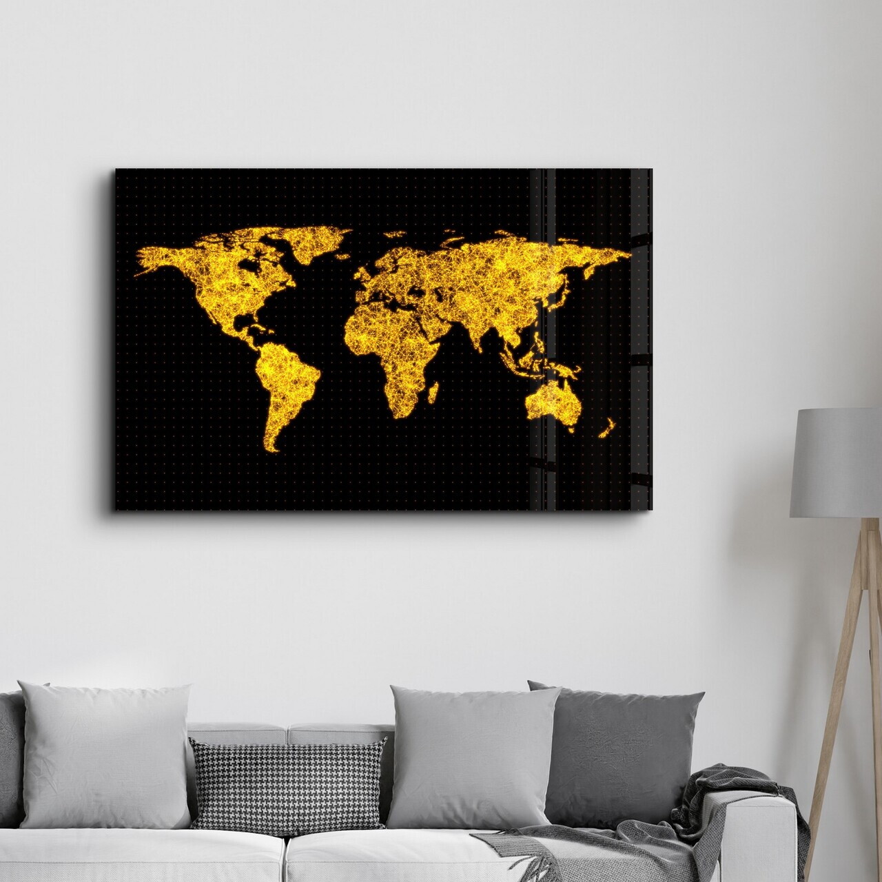 Tablou decorativ, CAM-5072, Dimensiuni: 46 x 72 cm, Multicolor — imaginea 3