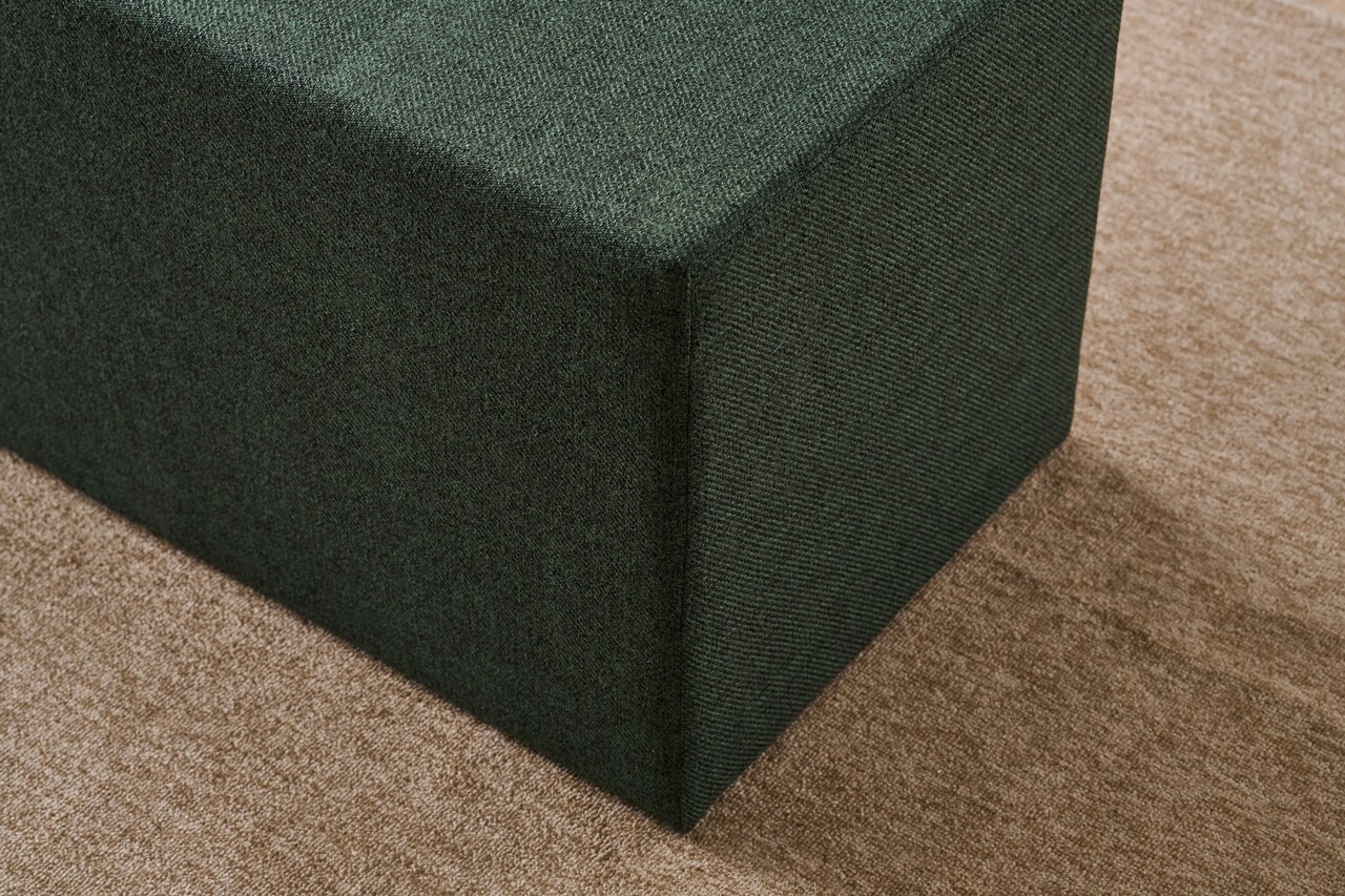 Taburet, Atelier del Sofa, 825BLC5130, Lemn, Verde - view 3