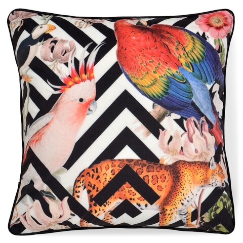 Perna decorativa hawaii, decomex, 45x45 cm, poliester, multicolor