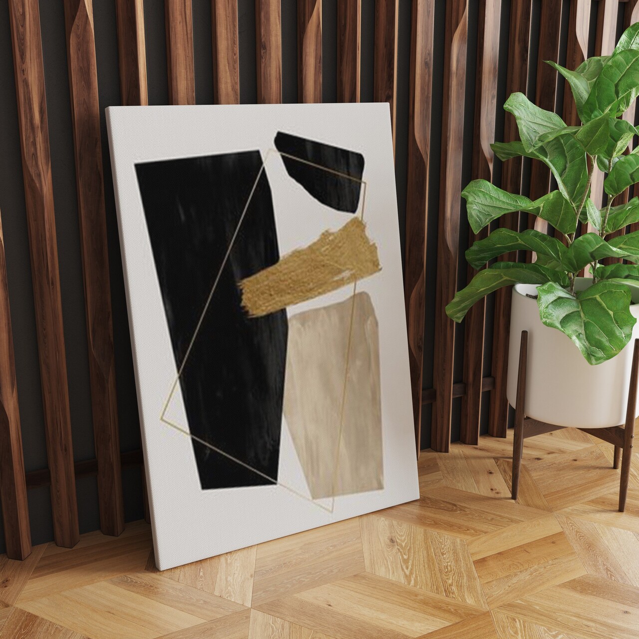 Tablou decorativ, ASR_CNV25-31, Cadru: 100% lemn (Grosime: 2 x 3 cm), Multicolor - view 3