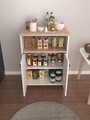 Dulap multifunctional, Estella, Berry, Sonomo / Alb