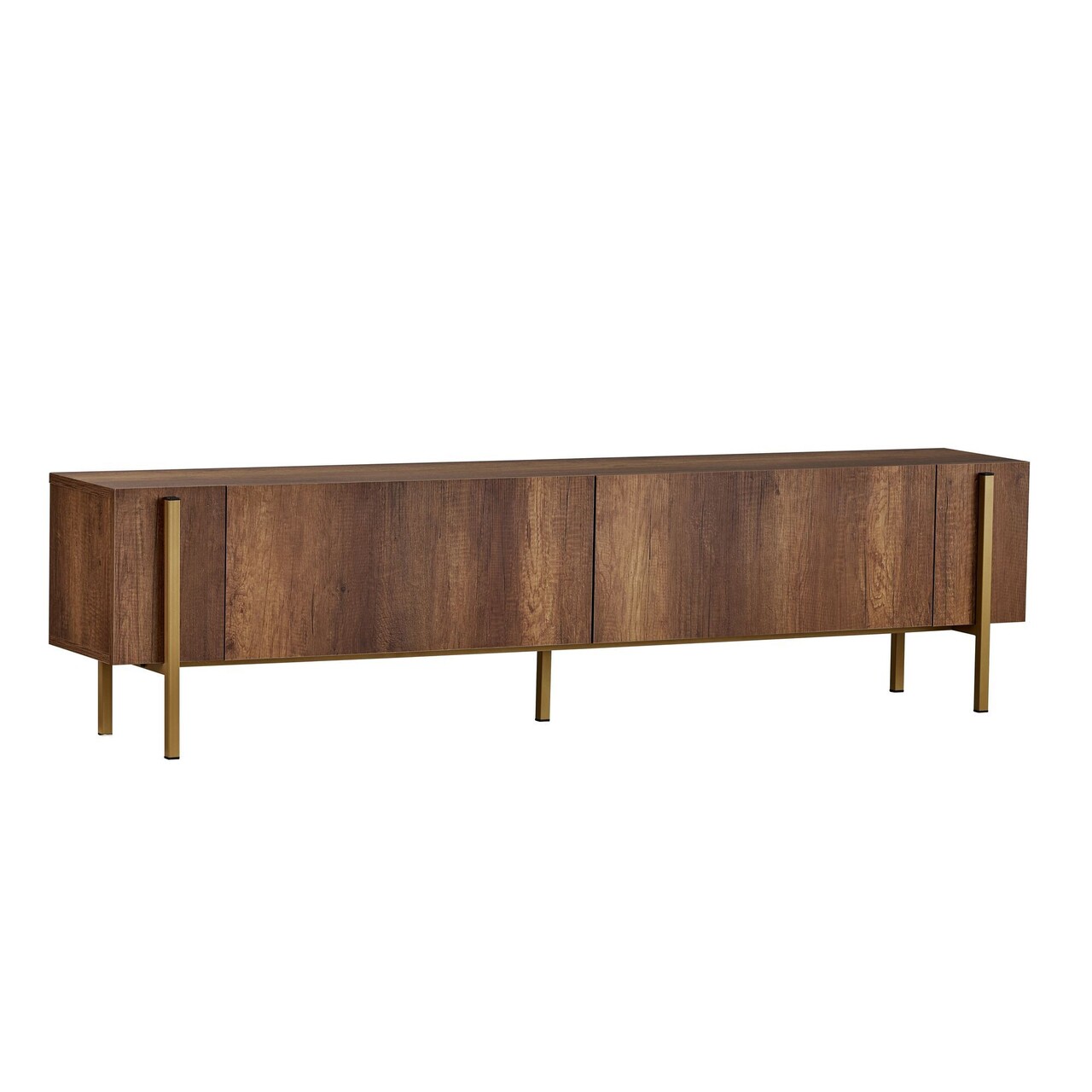 Comoda TV, Hanah Home, Nexus, 180x30x45 cm, Barok Walnut Gold - imagine 7