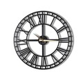 Ceas de perete, Classic, Metal, Dimensiune: 50 x 50 cm, Negru