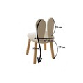Scaun pentru copii, Bambini, Bunny Chair, Alb