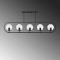 Lustra, Fulgor, 942FLG1142, Metal, Negru