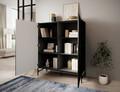 Dulap multifunctional ELTAP, Raftt, 122x42x140 cm, PAL/MDF, negru