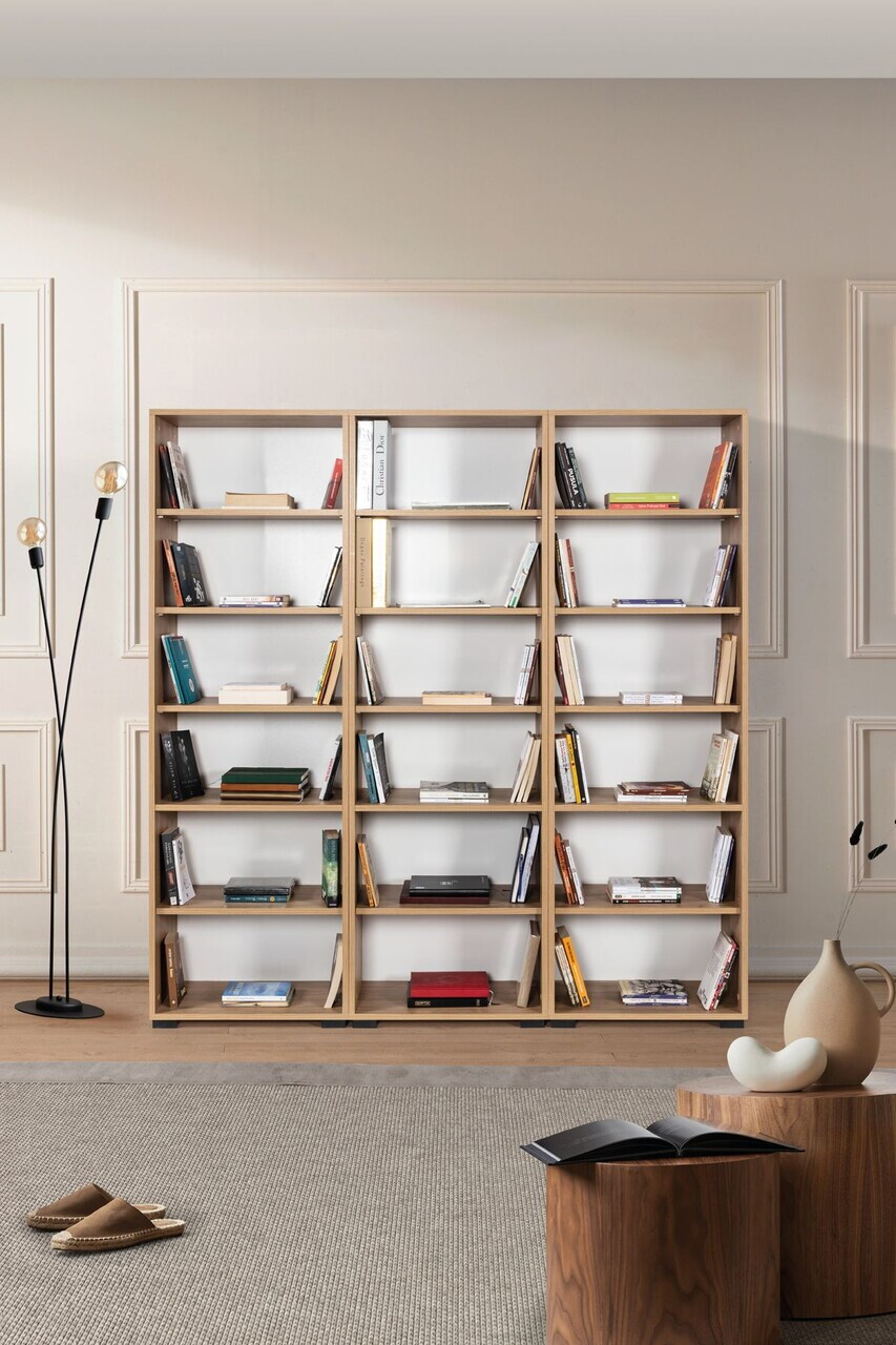 Corp biblioteca Hanah Home Evm 8325 180x187x30 cm PAL Maro