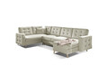 Coltar extensibil reversibil 5 locuri ELTAP, AsdU-09, Asgard, 326x202x93 cm, lemn/poliester, bej deschis