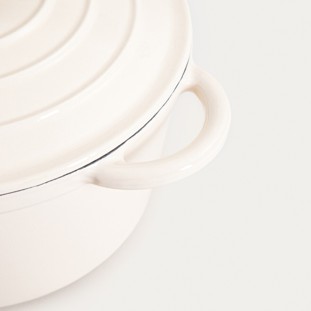 Oala Andreas, Homla, 24 cm, 4 L, fonta, crem - view 4