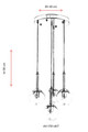 Lustra, Avonni, 683AVN1247, Metal, Crom