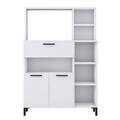 Dulap multifunctional, Rani, F6, 90x133.8x39.5 cm, PAL, Alb