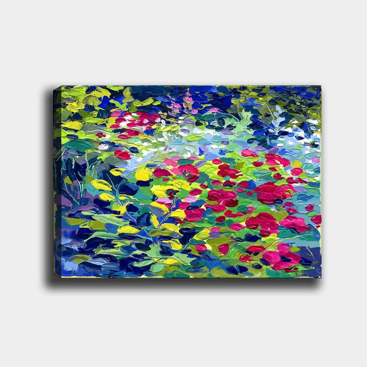 Tablou decorativ, 89378563_70100, Canvas, Rama din lemn (grosime 3 cm), Multicolor — imaginea 2