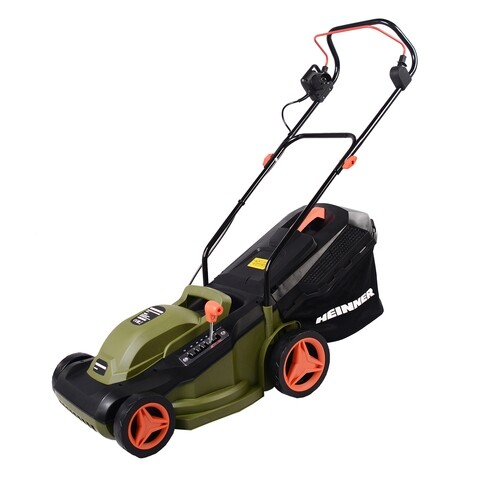 Masina pentru tuns gazonul Heinner, 1600 W, 3300 RPM, 38 cm