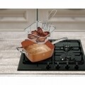 Tigaie patrata multifunctionala cu capac, Blaumann, Chef, 24x24 cm