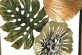 Decoratiune de perete Leaf, Mauro Ferretti, 31.5 x 90 cm, fier, multicolor