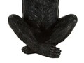 Statueta / figurina decorativa cu tava Monkey, Mauro Ferretti, 23x31.5 cm, polirasina, negru/auriu