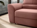 Coltar extensibil dreapta 3 locuri ELTAP, RT-24NU, Siber, 270x186x93 cm, lemn/poliester, roz