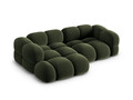 Coltar stanga 3 locuri, Loretto, Cosmopolitan Design, 250x147x68 cm, catifea, verde