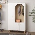 Cuier de perete, Hanah Home, Arion, 112x192x37 cm, Delfinul Umbrei / Alb