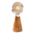Lampa de masa, Kavuk - NT - 129, Sheen, 10 x 10 x 15 cm, 1 x E27, 40W, natural