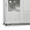 Dulap pentru haine, Comforty, Pasific Home Fuga, 190x216x60 cm, Alb
