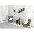 Raft pentru perete Mist, Puqa Design, 90x19,6x60 cm, antracit