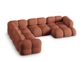 Coltar panoramic stanga 5 locuri, Loretto, Cosmopolitan Design, 345x250x68 cm, tesatura structurata, corai