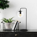 Lampa de masa, Fulgor, 942FLG1343, Metal, Negru