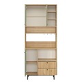 Dulap multifunctional, Locelso, RE6-SY, Stejar / Verde