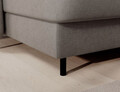 Coltar extensibil stanga 4 locuri ELTAP, LT-03RAQ, Berrto, 306x165x100 cm, lemn/poliester, gri