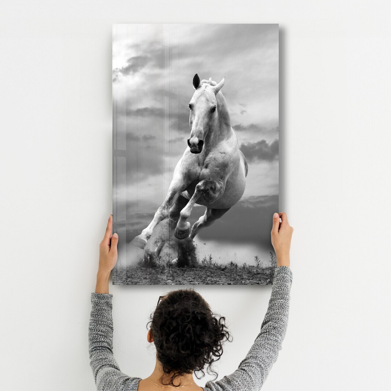 Tablou decorativ, OGLS-2052, Dimensiuni: 70 x 110 cm, Multicolor — imaginea 2