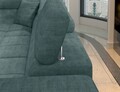 Coltar extensibil dreapta 4 locuri ELTAP, RT-38MAN, Eridano, 275x202x88 cm, lemn/poliester, verde