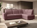 Coltar extensibil dreapta 3 locuri ELTAP, RT-24VE, Siber, 270x186x93 cm, lemn/poliester, roz inchis